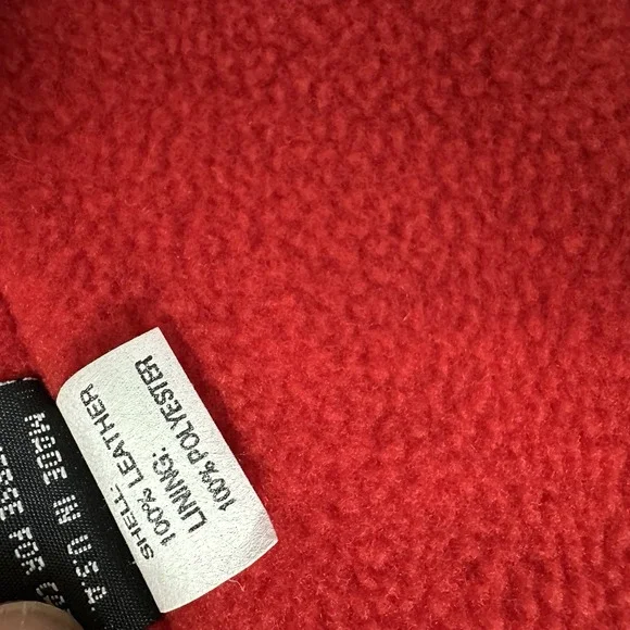 Vtg Ann Taylor Vest Full Zip Leather Size M Black Suede Fleece Lined - Picture 9 of 11